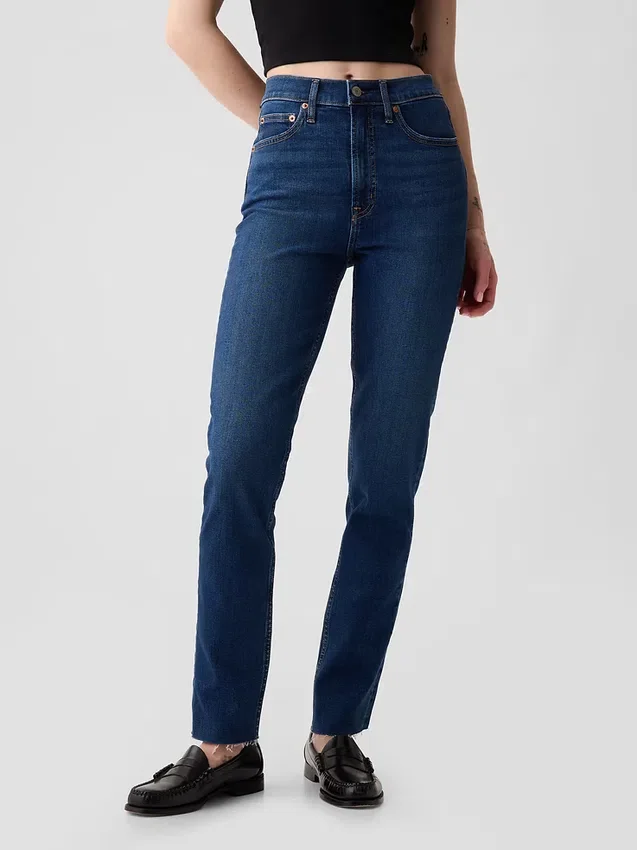Yüksek Bel Vintage Slim Jean'ler