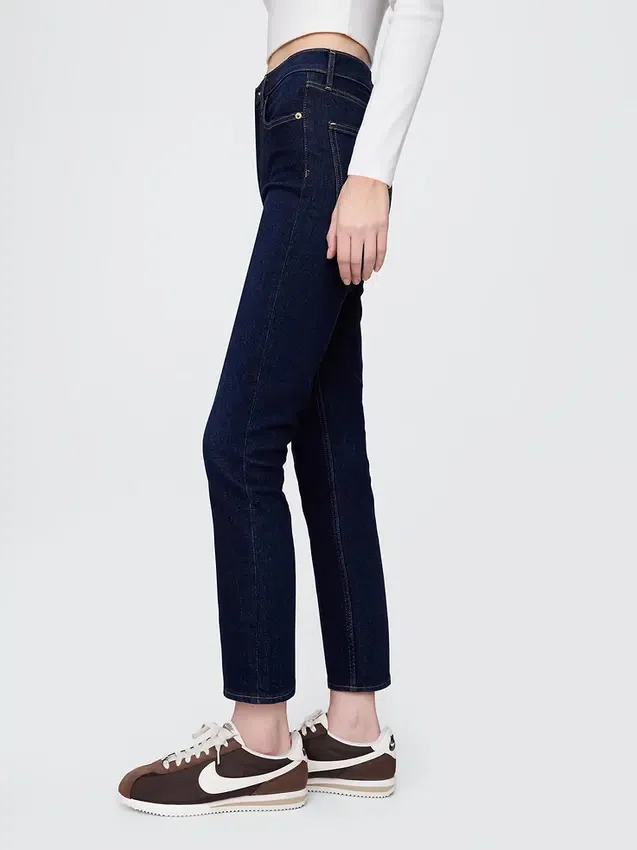 Yüksek Bel Vintage Slim Jean'ler