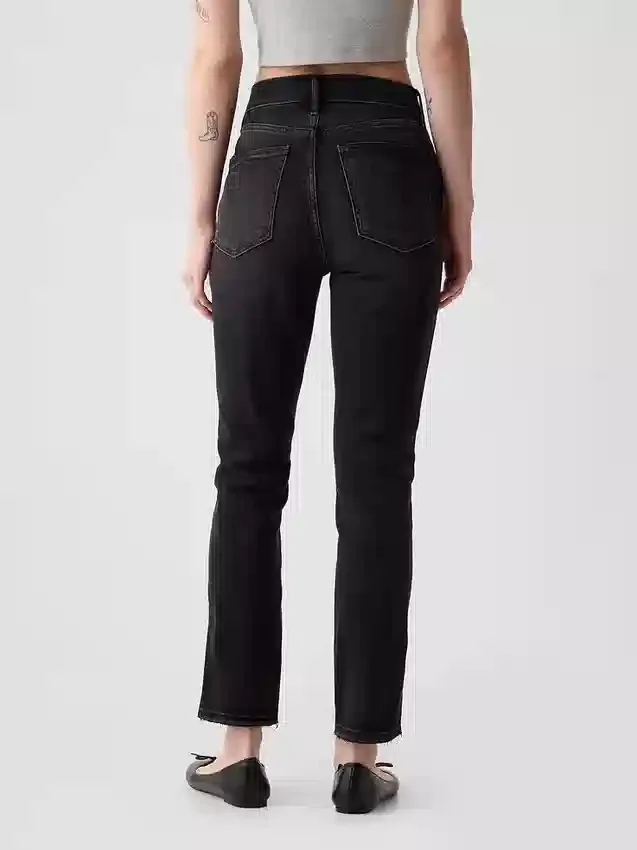 Yüksek Bel Vintage Slim Jean'ler