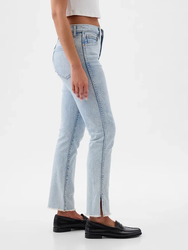 Yüksek Bel Vintage Slim Jean'ler