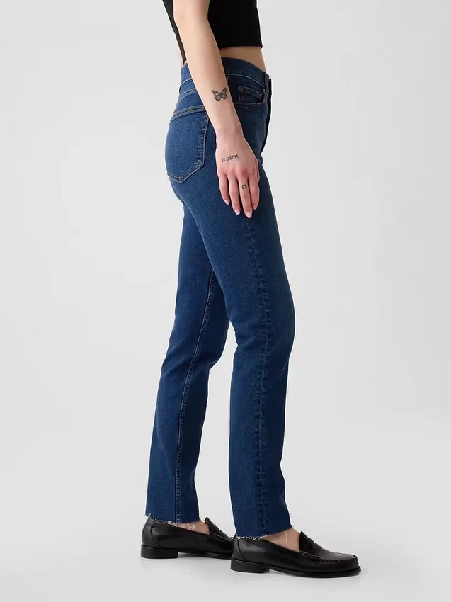 Yüksek Bel Vintage Slim Jean'ler