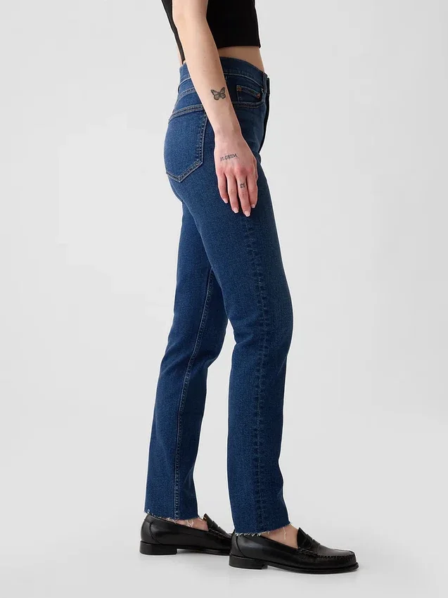 Yüksek Bel Vintage Slim Jean'ler