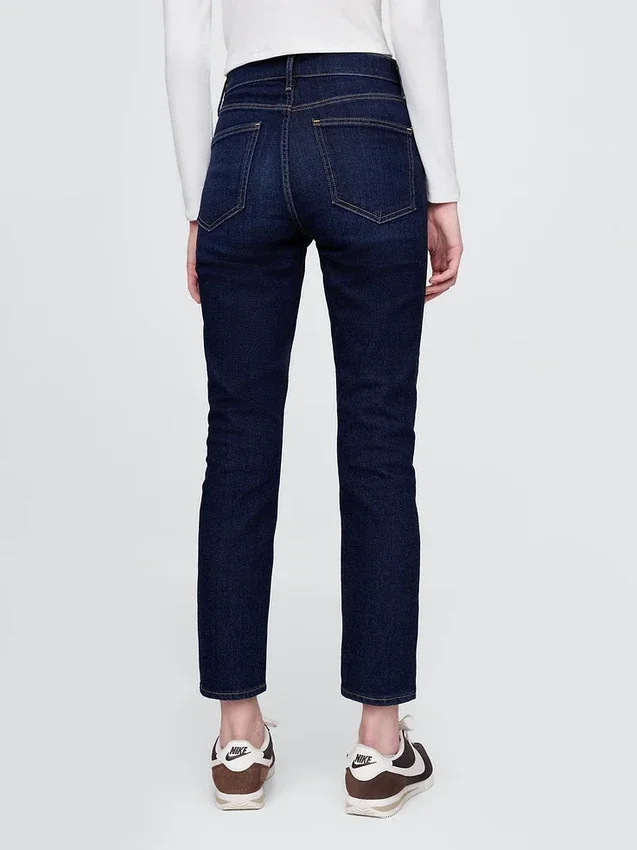 Yüksek Bel Vintage Slim Jean'ler