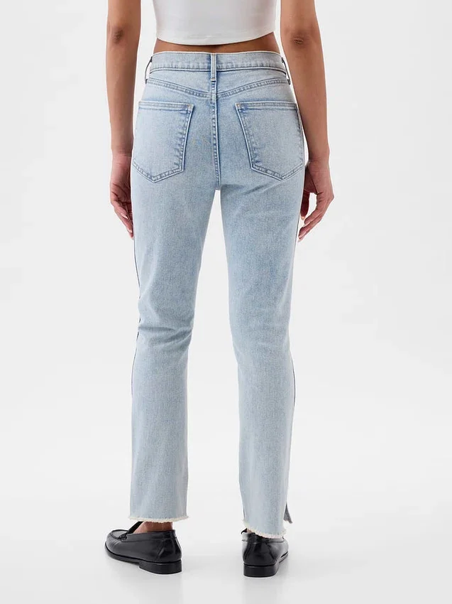 Yüksek Bel Vintage Slim Jean'ler