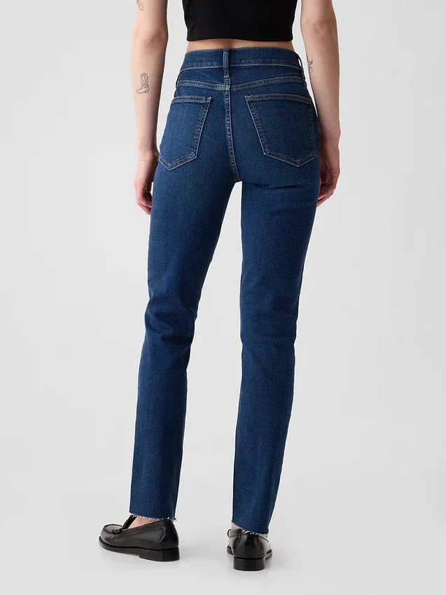 Yüksek Bel Vintage Slim Jean'ler