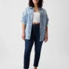 Yüksek Bel Vintage Slim Jean'ler