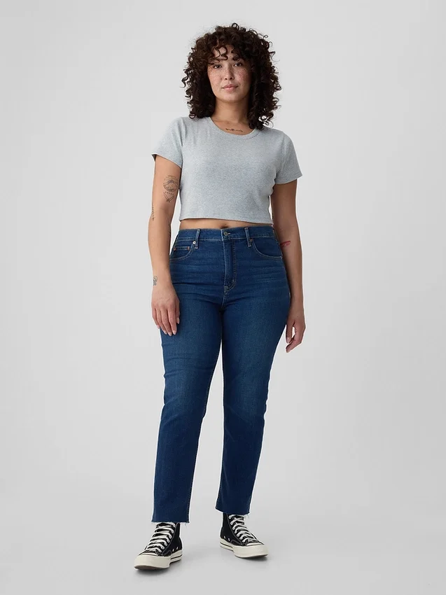 Yüksek Bel Vintage Slim Jean'ler
