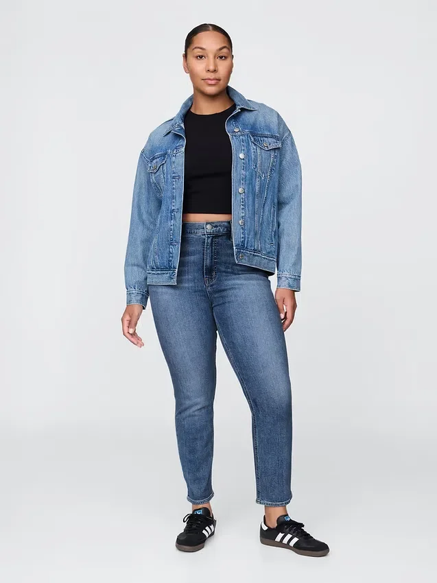 Yüksek Bel Vintage Slim Jean'ler