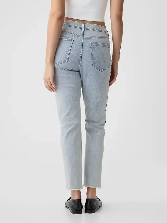 Yüksek Bel Vintage Slim Jean'ler