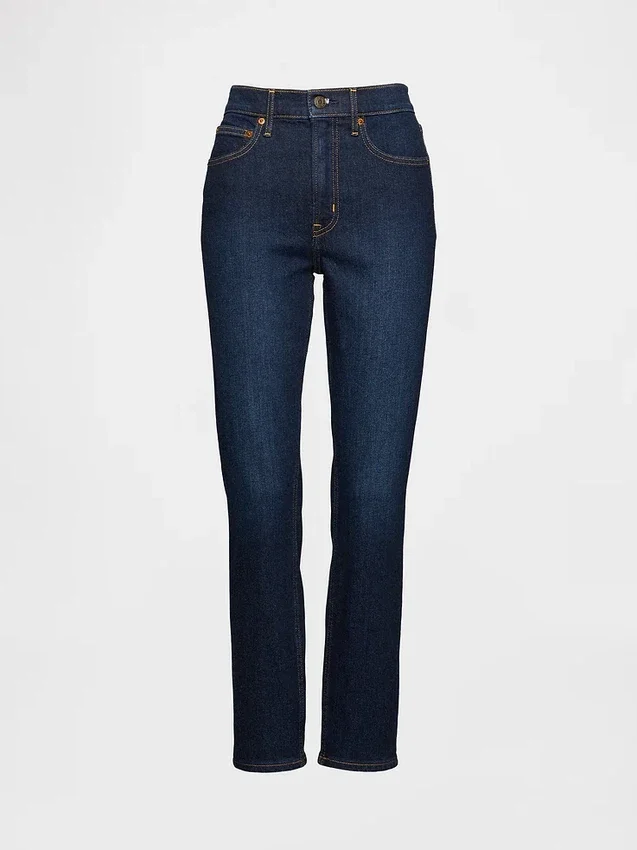Yüksek Bel Vintage Slim Jean'ler