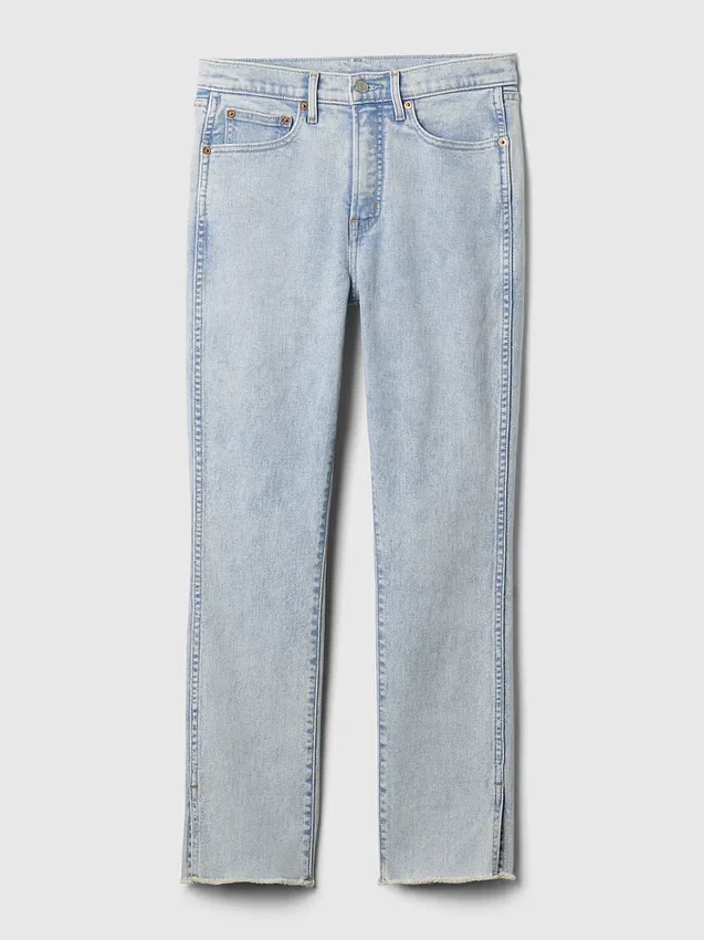 Yüksek Bel Vintage Slim Jean'ler