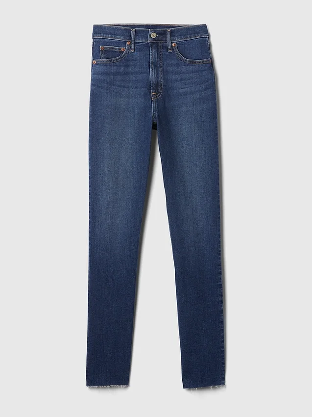 Yüksek Bel Vintage Slim Jean'ler