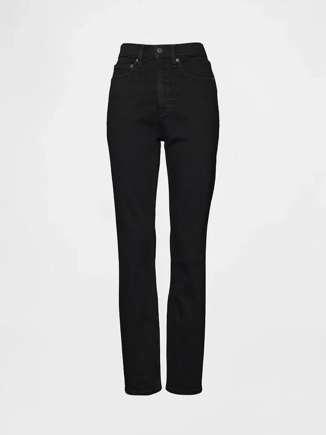 Yüksek Bel Vintage Slim Jean'ler