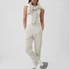 Yüksek Bel Vintagesoft Rahat Jogger Pantolon
