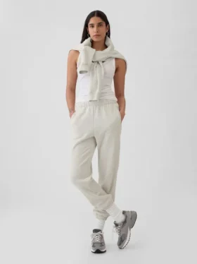 Yüksek Bel Vintagesoft Rahat Jogger Pantolon