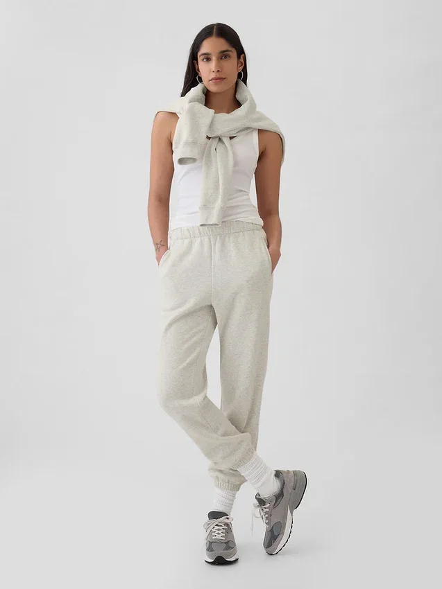 Yüksek Bel Vintagesoft Rahat Jogger Pantolon