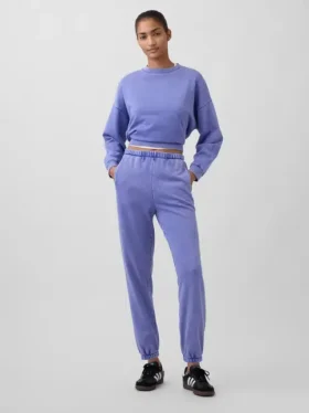 Yüksek Bel Vintagesoft Rahat Jogger Pantolon