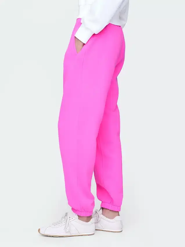 Yüksek Bel Vintagesoft Rahat Jogger Pantolon