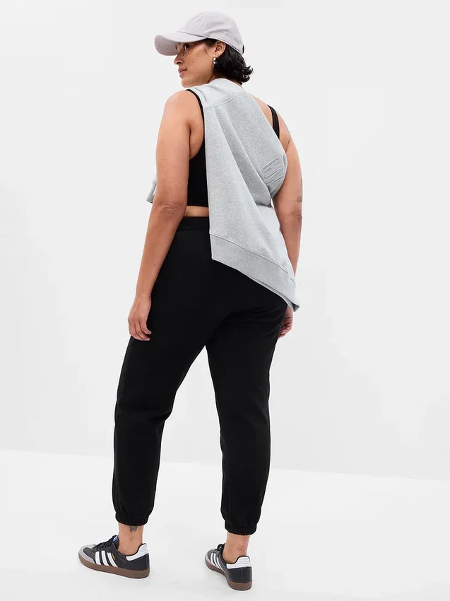 Yüksek Bel Vintagesoft Rahat Jogger Pantolon